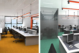 Office for the Telecom Design company